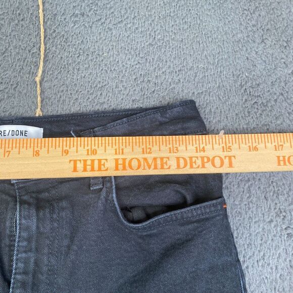 RE/DONE 70s Straight Black Stovepipe Sz 28 Style 193-3W7STRT - Picture 7 of 11